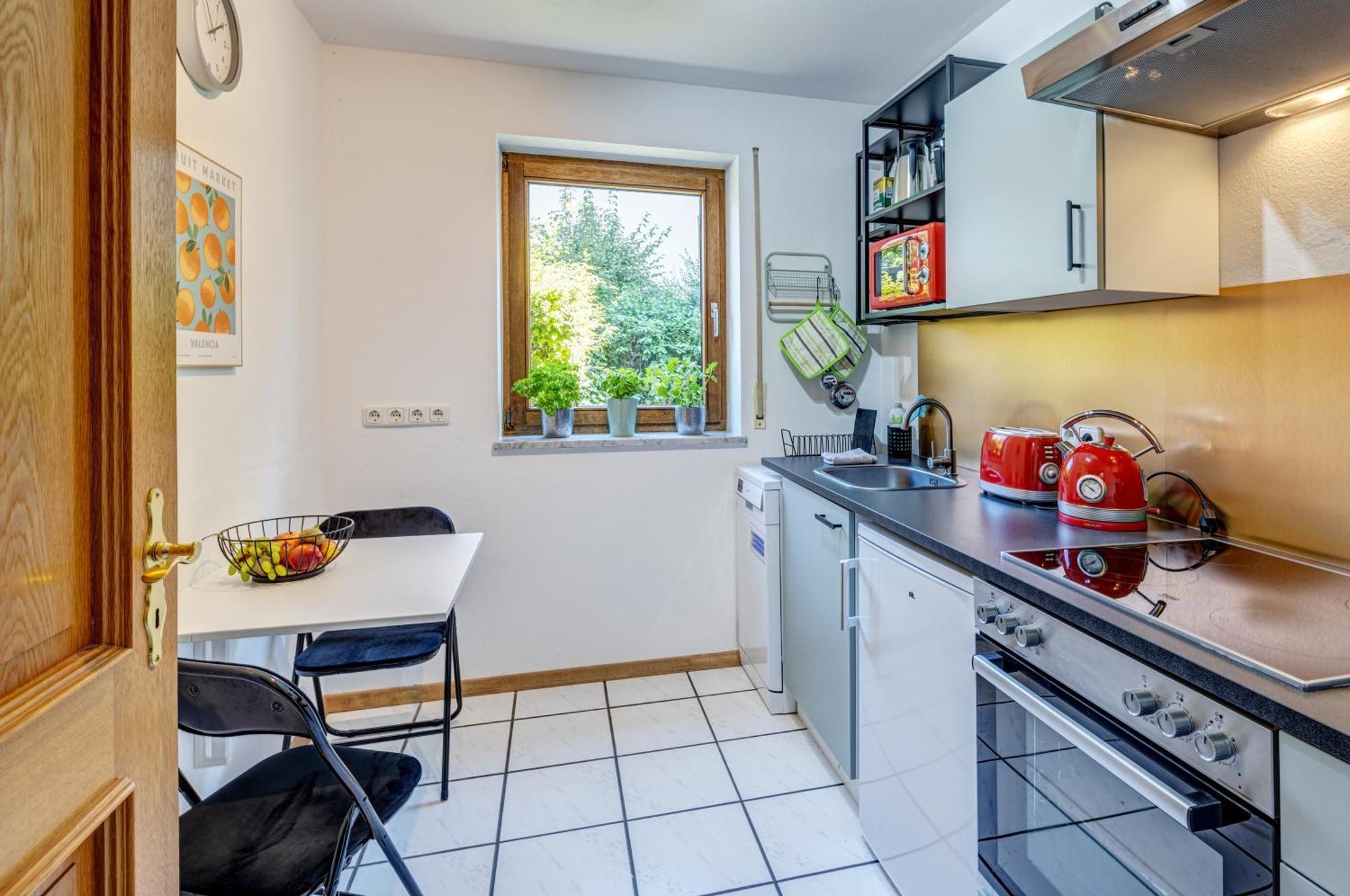 Moderne Maisonette Mit Garten Unterschleißheim 外观 照片